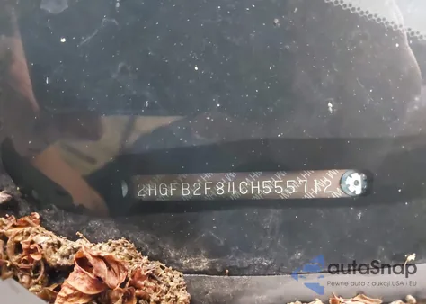 2012 Honda Civic Ex z USA, uszkodzony, nr VIN 2HGFB2F84CH555712